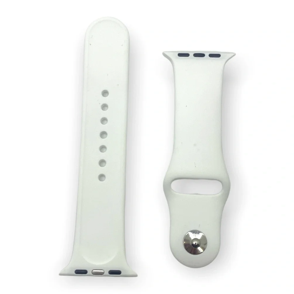 NWOT Apple Watch silicone white band 42/44 MM